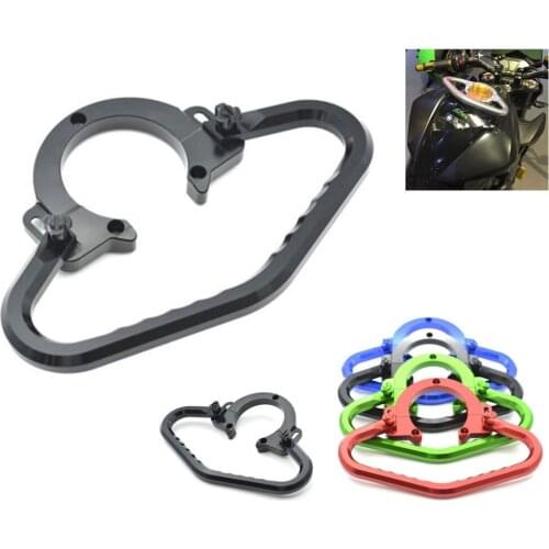 Motorcycle Refit Fuel Tank Handrail CNC Tank Handle Passenger Safety Handle for yamaha FZ6 FAZER FZ6R FZ8 MT-10 MT-07/FZ-07