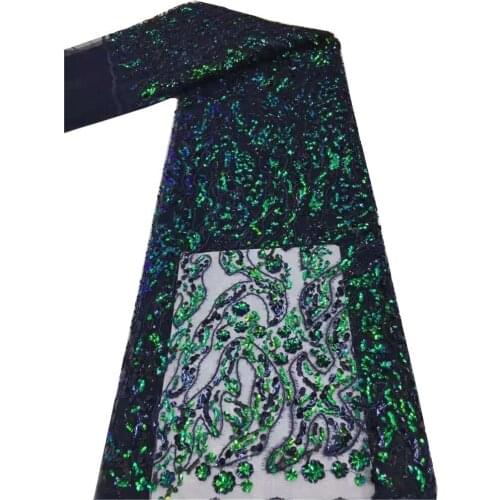 SJ Lace Latest African Lace Fabric 2021 High Quality Lace Embroidery French Nigerian Lace Fabrics For Wedding Sewing fj3-93