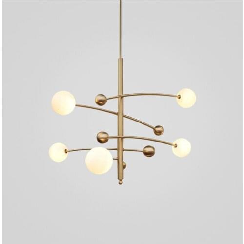 Postmodern Simple Light Luxury Fashion Magic Bean Chandelier Bedroom Living Room Dining Room Chandelier