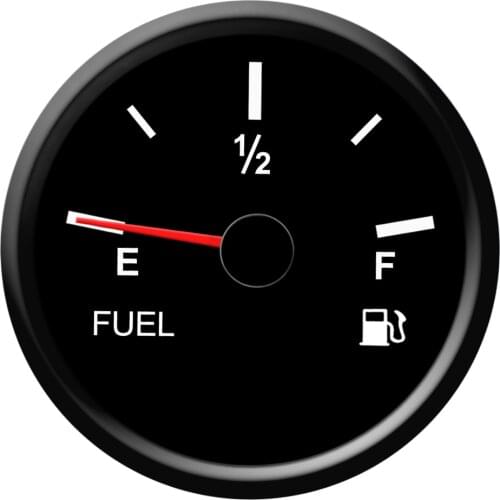 Universal 52mm Fuel Level Meter 240-33ohm Fuel Level Gauge For Motorcycle Car Truck Boat Marine With Backlight 12V/24V