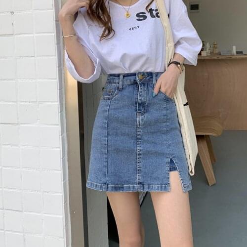 VOFALXGH Denim Skirts For Women