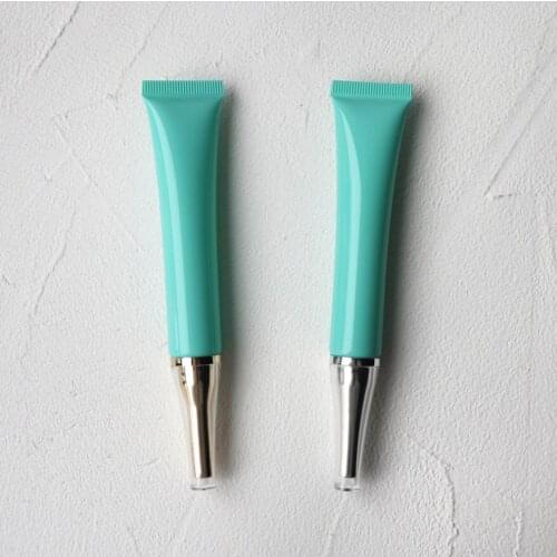 20pcs/lot 20g Green Cosmetic Tube 20ml Eye Cream Essence Dispensed Empty Plastic Bottle