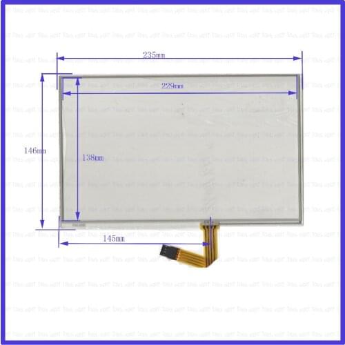 ZhiYuSun STG4L102002 10.2 inch TOUCH Screen panels 235mm*146mm forcommercial use post 235*146 Resistance Screen include USB cade