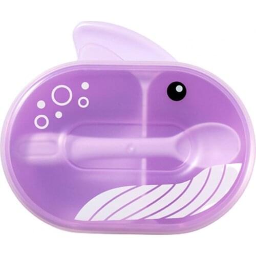 1 Set Baby Bowl Division Design Multifunctional Food Grade PP Children Training Dining Plate Home Use