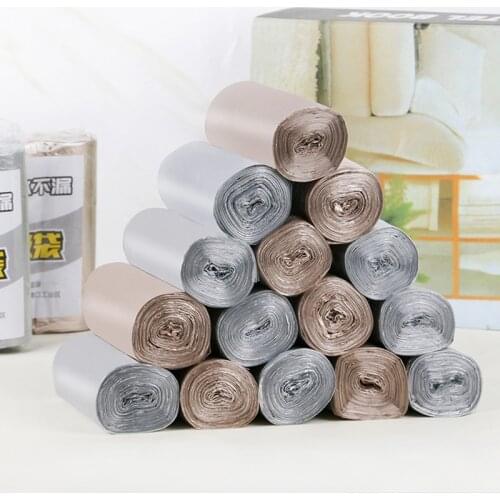 100Pcs 5 Rolls Household Disposable Trash Pouch Kitchen Storage Garbage Bags Cleaning Waste Bag Plastic Bag1pack Bolsa de Basura