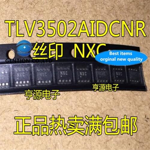 5Pcs TLV3502AIDCNR TLV3502 SOT23-8 Silkscreen NXC in stock 100% new and original