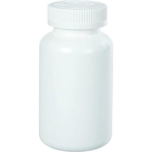 50pcs 100ml 100cc HDPE White Pharmaceutical Pill Bottles for Medicine Capsules Container Packaging with CRC Caps Seal Lids