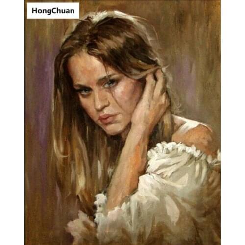 5D DIY square/round diamond painting girl cross stitch needlework home decoration mural mosaic diamond embroidery gift