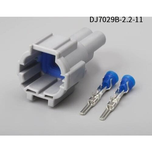 6188-0554 500SETS DJ7029B-2.2-11 2.2mm 2Pin AMP Car Electrical Wire Connectors for VW,BMW,Honda,Toyota,NISSAN AND other models