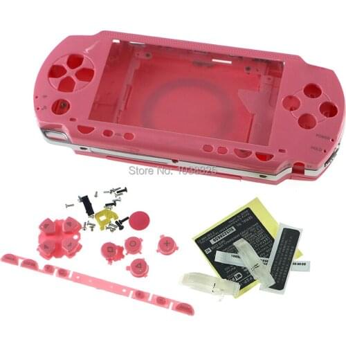7sets/lot High Quality Shell case For PSP 1000 PSP1000 Full Housing Shell Cover Case Replacement Buttons Kit
