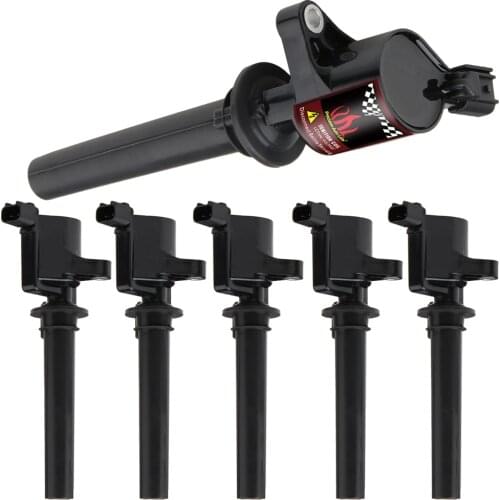 6pcs Ignition Coil Parts for Ford Ford Escape Taurus Mazda 3.0L V6 2003 2004 2005 2006 High Performance Coil Car Accessories