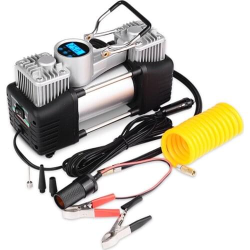 100PSI Mini Car Inflator Pump Tire Air Compressor 12V