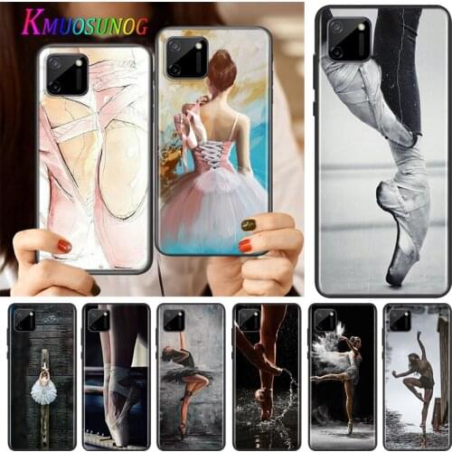 Ballet Dancer Silicone Cover For Realme V15 X50 X7 X3 Superzoom Q2 C11 C3 7i 6i 6s 6 Global Pro 5G Phone Case