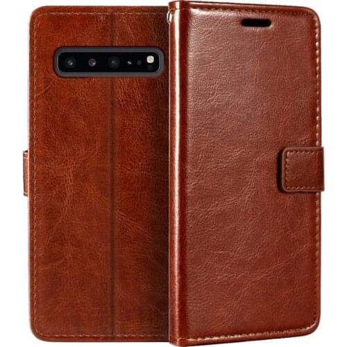 Case For Samsung Galaxy S10 5G Wallet Premium Leather Magnetic Case Cover With Card Holder And Kickstand For Samsung Galaxy S10X