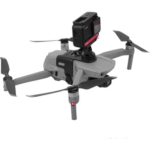 For DJI Mavic Air 2 Expand Mounting Camera Mount Bracket Fill Light Bracket Holder Kit for GoPro/Insta360 Parts