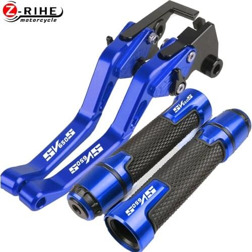For SUZUKI SV650S 1999-2012 SV 650 S 2000 2001 2002 2003 2004 2005 Motorcycle Accessories Brake Clutch Levers And Handle Grips