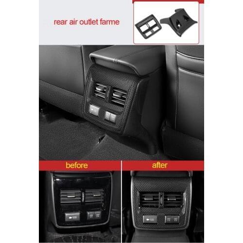 For Toyota Avalon 2018-2020 carbon fiber Rear air outlet frame 2pcs