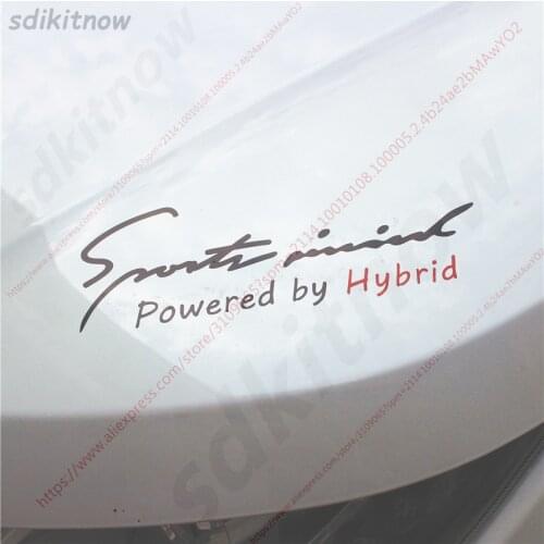 Powered by Hybrid Vehicle Clean Energy Car Styling Trucks Decal Stickers For Lexus AUDI Cadillac Infiniti BYD Ford BMW Corolla