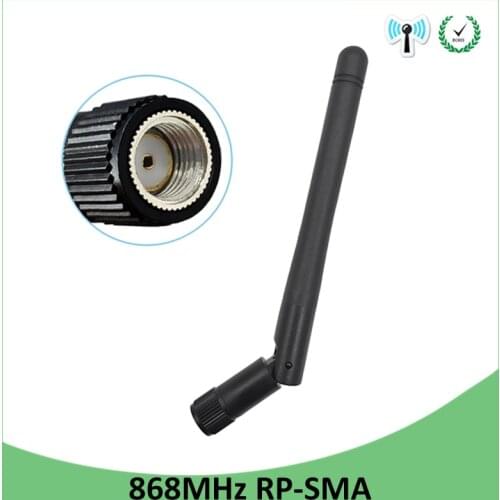 10pcs 868MHz 915MHz Antenna 3dbi RP-SMA Connector GSM 915 MHz 868 MHz antena outdoor signal repeater antenne waterproof Lorawan