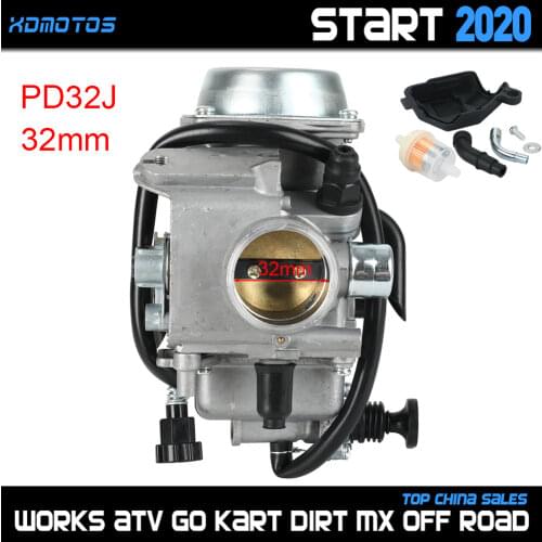 32mm Carburetor For Kawasaki Bayou 300 ATV Quad Carb 1987 1988 Bayou 300 ATV Quad Parts PD32J Carb