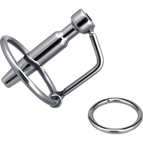 Hollow Stainless Steel Urethral Catheter Metal Penis Plug Urethral Dilators Horse Eye Stimulation Sounding Sex Toys For Men 074