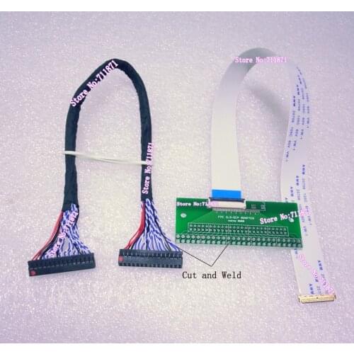 LVDS EDP Weld Suite I-PEX 0.5 Pitch 20453-030T 30P eDP Cable LVDS Line Type A 30 Pin FFC EDP Screen Cable FPC FFC DIP Adapter