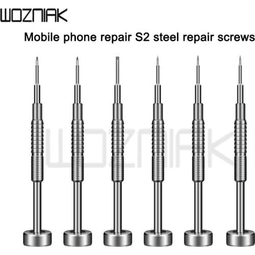 Mobile Phone Professional Maintenance Screwdriver Y0.6 PH000 Pentalobe 0.8 T2 Phillips 1.3 Bits OEM S2 Steel Screwdrivers Set