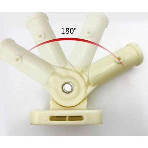 1PC Wall Flagpole Plastic Wall Mounting Flag Pole Holder Bracket For Flags 15*6cm Windsock Base Flagpole Accessories