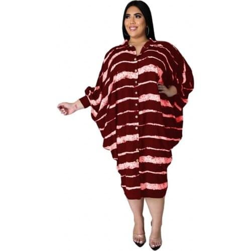 2021 African Dresses For Women Dashiki Shirt Dress Long Sleeve Floral Shirts Blouse Tops Bazin Ankara Dress African Clothes