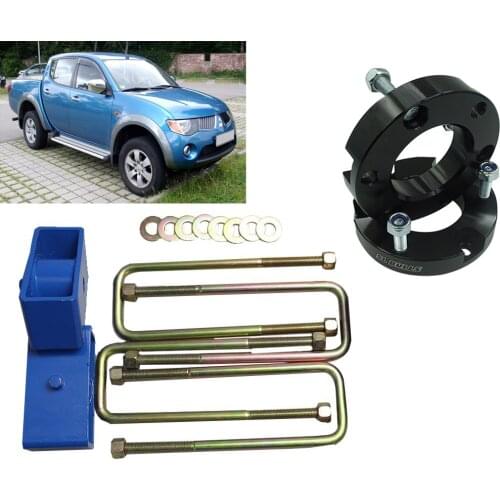 Front and Rear Suspension Lift Up Kits for Mitsubishi Triton L200 Coil Strut Shock Spacers Spring Raise UBolt Kit Raise Adapter