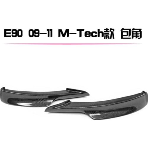 Fit for BMW E90 MT 09-12 Carbon fiber wrap around MT front lip wrap angle
