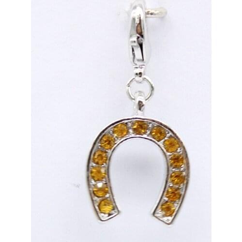 Horseshoe Lobster Clasp Pendant Charm Fashion DIY Accessorie