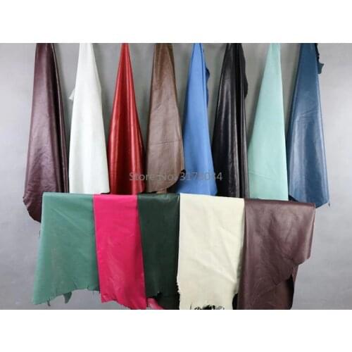 Soft Genuine Leather Fabric Sheet Real Sheepskin Piece Sewing Leather Material 200x300x1mm