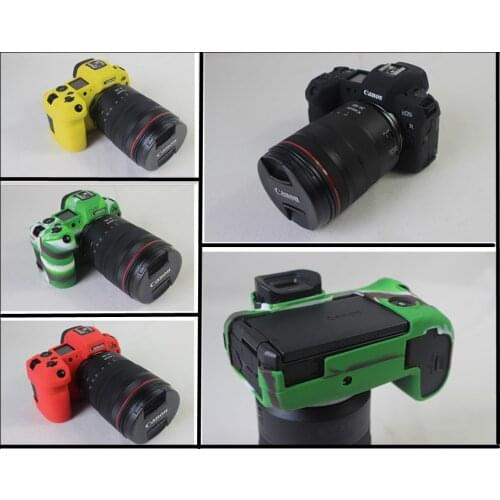 Silicone Armor Skin Case Camera Body Cover Protector for Canon EOSR R Cameras