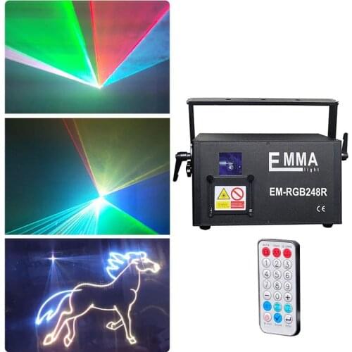 1W 1.5W 2W RGBY Laser Show System Stage Disco Party Christmas Decoration Laser Lights DMX DJ Equipment Project