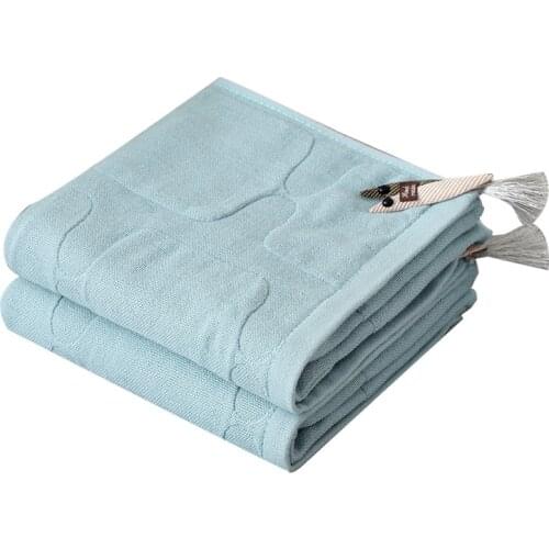 Modern Artistic Cotton Gauze Towel Thickened Couple Face Towel, Absorbent and Soft Business Towel