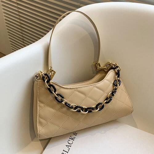 Chain Strap Handbags For Women High Quality Soft Leather Shoulder Bags Simple Female Crossbody Bags And Designer Phone Purse