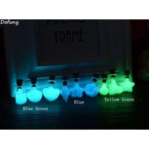 Super Bright Noctilucent Sand,Luminous Sand Decoration Material Spall Fishbowl Glow at Night for Glass vial bottle