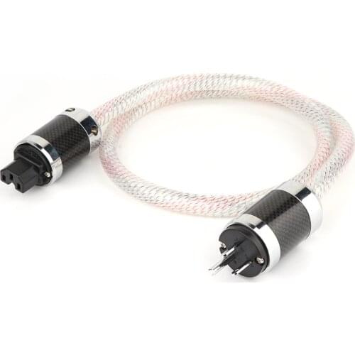 Hi-End Valhalla power line HIFI POWER CABLE 7N OFC Power Cord with US Plug Amplifier CD, Decoder, Power Wire