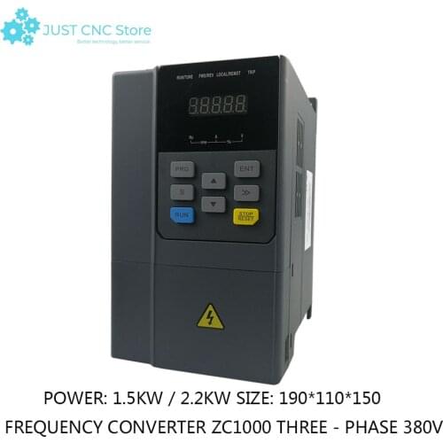 ZC1000 DIVECON converter Control adjust three-phase ac asynchronous motor 380V 1.5kw/2.2kw Ac3Ph 50/60Hz