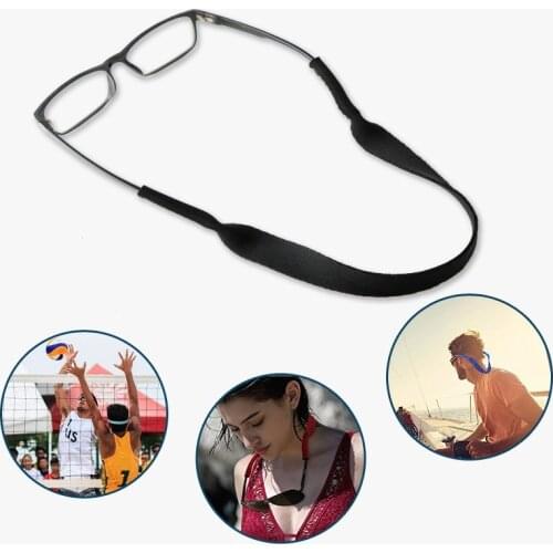 1pcs Fashion Sports Swimming Glasses Rope Bracket Neck Strap Rope Unisex Outdoors Adjustable Sports Neoprene Glasses Cord