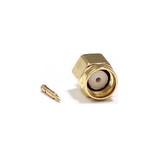 1PC SMA male plug RF Coax Connector Solder for RG402,141'' Cable Straight Goldplated NEW wholesale