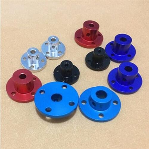 1Pc Rigid Flange Coupling 3mm/4mm/5mm/6mm/8mm Motor Guide Shaft Coupler Motor Connector Axis Bearing Fittings