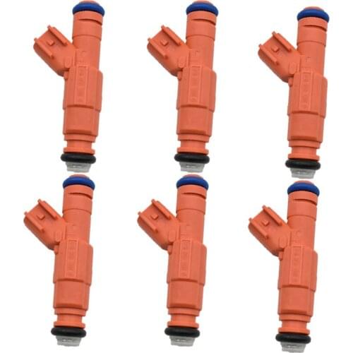 6pc Fuel injector Nozzle 0280156156 For Focus 1.8 3M4G-BA 02-07 For MAZDA 6 2.3L For VOLVO
