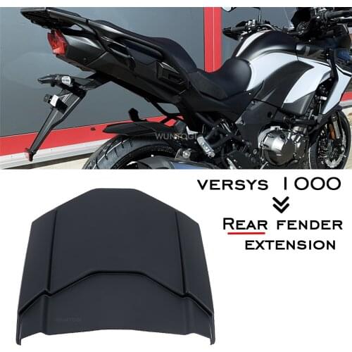 Motorcycle Rear Mudguard Fender Rear Extender Hugger Extension For Kawasaki Fender For Versys1000 2012-2018