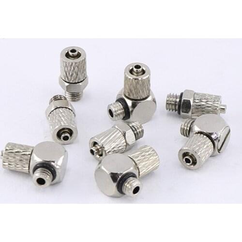 Quick Twisting Joint Pneumatic Fitting PC M5/M3/M6/M4 PL M3/M4/M5 SMC Type Mini Metal Locking Brass Straight Elbow Tee Hose