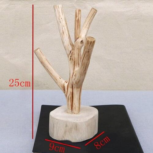 Wooden Tree Shape Coffee Mug Rack, Drying Cups Storage Holder, Home Kitchen