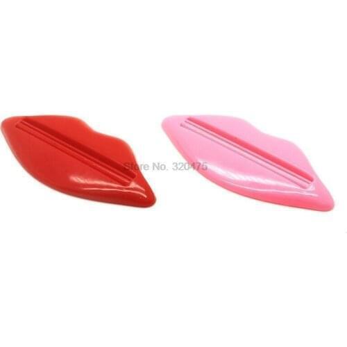 By dhl 5000pcs high quality Bathroom Lip Kiss Easy Press Tube Dispenser Toothpaste Squeezer Gadget