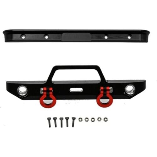 For Axial SCX24 AXI00001 Chevrolet C10 Frame 1/24 RC Crawler Car Metal Front & Rear Bumper Upgrade Parts Accessories