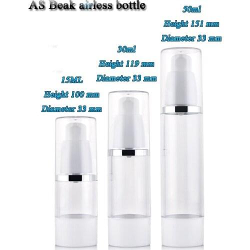 Capacity 30ml 200pcs/lot Korean Beak vacuum bottle / high-end sub-bottling / pump bottle,plastic bottle